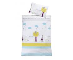 Schardt Linge de Lit 2 Pièces Eule et Igel Jaune