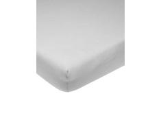 Meyco 564005 Drap housse en jersey pour bébé Gris clair 60 x 120 cm