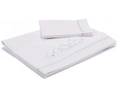 Bimbi Chic Tript.Sab.100% Alg.80X140 009 Nuit 603 20 Parure de lit unisexe