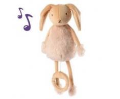 Les doux Bidous Peluche Boîte à musique Valentin le Lapin