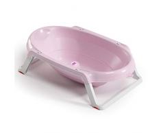 OKBABY Onda Slim - Baignoire Pliante pour le Bain des Nouveau-nés 0-12 Mois - Rose