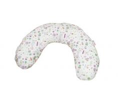 Kuli-Muli 16665 Love Flowers Housse de coussin Rose 100 x 15 cm