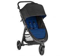 Baby Jogger City Mini GT2 poussette tout-terrain légère, pliage rapide à une main, windsor (noir/bleu)