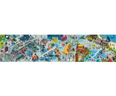 Wandpiraten Papier peint mural pour enfants à laéroport 200 x 46,5 cm