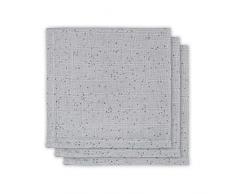 Jollein Face en tissu, gant de toilette Hydrophiles Mini Dots Brume Gris (3Pack), gant de toilette Hydrophiles Mini Dots Brume Gris (3Pack), DE