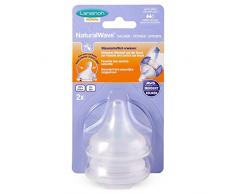 Lansinoh Tétines Péristaltiques Débit Moyen Lot de 2