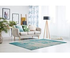 Lalee Tapis de Décoration Turquoise Bleu 80x150cm