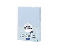 Julius Zöllner Drap-Housse Jersey pour le Berceau - Bleu Clair - 90/40 cm