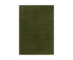 Lalee Tapis en Laine Ethnique Doux Supreme 800 Green 80x150cm Dintérieur, 100, Vert