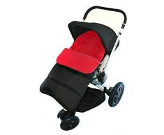 Chancelière/Cosy orteils Compatible avec Quinny Buzz Poussette Rouge feu