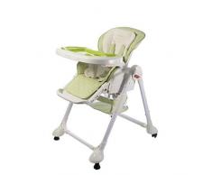 Aziamor AZ57-GRE Chaise haute Pappa Dindalò, vert