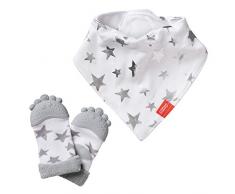 Nuby Ensemble chaussettes de dentition et bavoir pour bébé