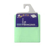 Junior Joy Lit Taie dOreillerCoton 2 Pack Menthe