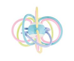 Bieco 11000149 Balle croisée avec hochet pour bébés et nourrissons à partir de 6 mois Multicolore