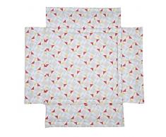 Schardt Tapis de Parc Motif Prisma Rouge 100 X 100 cm