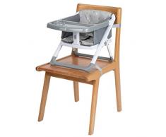 Safety 1st Take Eat Rehausseur de Chaise Pliable pour Enfant Compact/Léger Warm Gray 2749191000