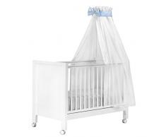 Cambrass voile – Ciel Lit, 160 x 270 cm, Couleur : Bleu ciel