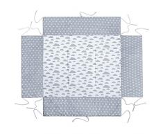 LULANDO Tour de parc pour Bébé avec tapis 75 x 100 cm