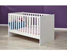 Maisonnerie Création Luca Lit pour Bébé Blanc Mat