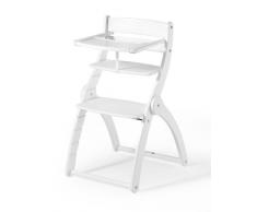 Schardt Chaise Haute en Hêtre Massif - Charly - Blanc