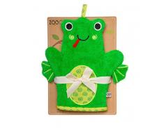 Zoocchini Gant de Toilette Marionnette Motif Flippy La Grenouille