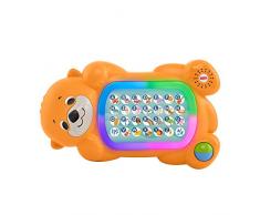 Fisher-Price Linkimals Lola la Loutre, jouet bébé interactif pour apprendre lalphabet, sons et lumières, version française, 6 mois et plus, GJB02