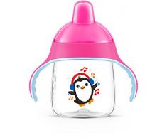 Philips AVENT Tasse à boire avec bec verseur et poignées 260ml rose