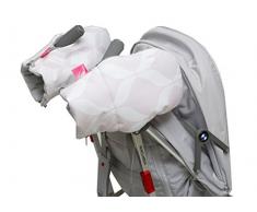 Motherhood Chauffe-mains en peluche pour poussette Rose Classic
