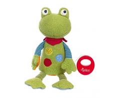 sigikid, Fille et Garçon, Peluche Musicale, Flecken Frog, Patchwork-Sweetys, Vert, 39150