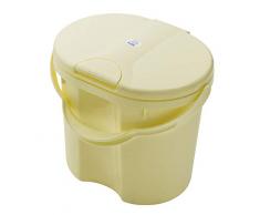 Rotho Babydesign TOP Poubelle pour couches, Couvercle touch, 11 L, À partir de 0 mois, Yellow Delight (Jaune), 20002 0290