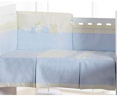 babyline BeBo – protecteur de berceau, Unisexe, Couleur Ciel