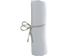 babyCalin Drap Housse Blanc 70 x 140 cm