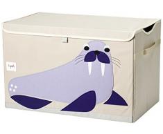 3 Sprouts Coffre de Rangement pour Jouets Morse