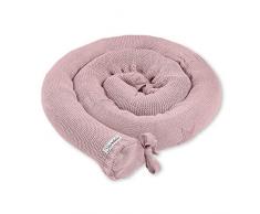 Sterntaler Tour de lit en Tricot Baylee, Taille : 180 x 8 x 8 x 8 cm, Couleur : Rose