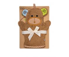 Zoocchini Gant de Toilette Marionnette Motif Max Le Singe