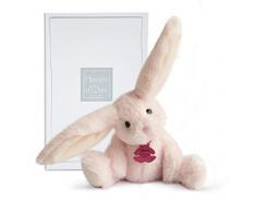 Histoire dOurs Fluffy Peluche Lapin Rose 27 cm