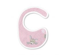 Sterntaler Bavoir en Plastique avec Velcro Emmi Girl, Taille: 26 x 38 cm