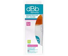 dBb Remond RégulAir Biberon pour Jus de Fruit Tétine NN en Silicone sous Boîte Orange Translucide