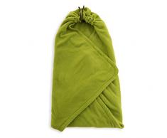 HOPPEDIZ® Couverture en laine polaire vert