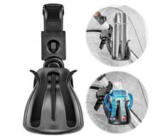 Reer 84021 Porte-gobelet Clip&Go pour poussette Noir