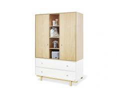 Pinolino 143403G Armoire Boks Blanc/Naturel