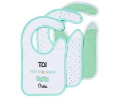 Babycalin Lot de 3 Bavoirs Naissance