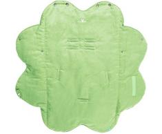 Wallaboo Couverture Enveloppante Nore, Polaire extra douce, Daim Microfibre, Multi-Usages - pour Coques Bébé/Sièges Auto/pour Landaus/Poussettes ou Lits Bébé 85 cm x 85 cm 0 - 12 Mois Couleur Vert