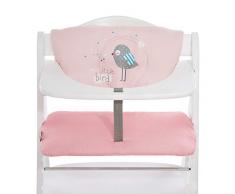 Hauck Highchair Pad Deluxe, Coussin Chaise Haute pour Hauck Alpha+ et Beta+, Fixation et Nettoyage Facile, Coussin pour Assise et Dossier, Birdie