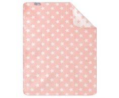 Sei Design couverture bébé - couverture peluche pour lit bébé et landau | tapis d’éveil | tapis d’activité pour la maison | Mélange de coton - très doux et facile dentretenir, 90x120 cm