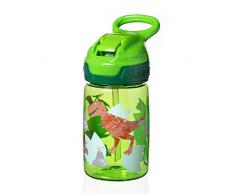 Nuby Tritan Sippy Cup, Incredible Gulp Active Tasse pour tout-petits, 360 ml, Dinosaure Vert