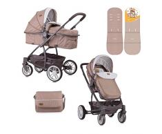 Lorelli 10020931803 Poussette Combinée avec Couvre Jambes S500 Beige