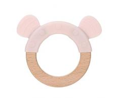 Lässig Anneau de Dentition Bois/Silicone Souris