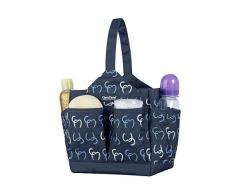 Clevamama Sac à Langer Alessia Caddy Marine