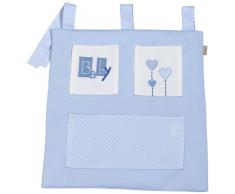 Interbaby Vide Poches pour Lit Bébé - Bleu